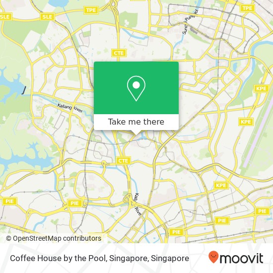 Coffee House by the Pool, Singapore map