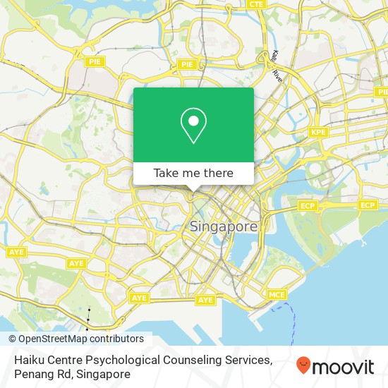 Haiku Centre Psychological Counseling Services, Penang Rd map