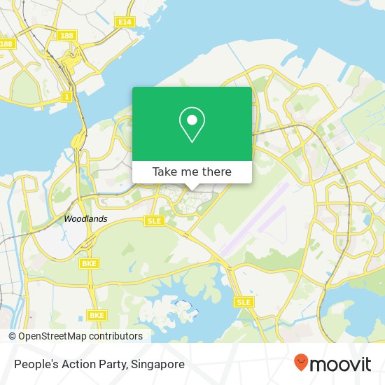 People's Action Party, Woodlands Dr 53 map