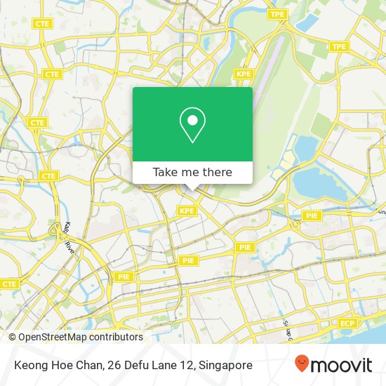 Keong Hoe Chan, 26 Defu Lane 12 map