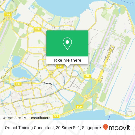 Orchid Training Consultant, 20 Simei St 1 map