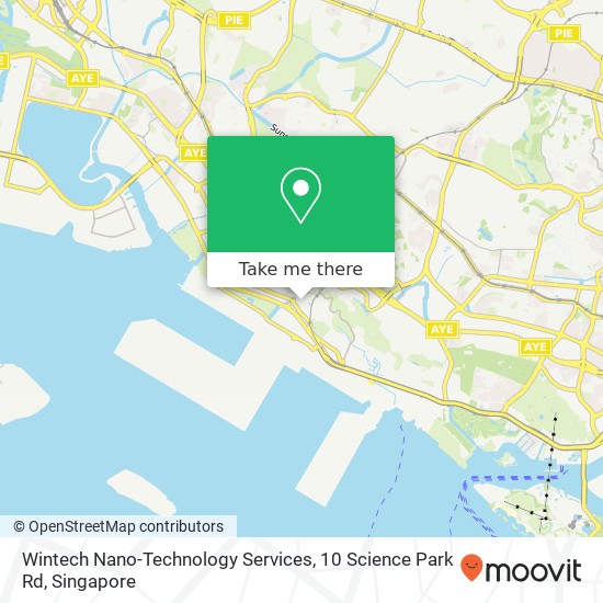 Wintech Nano-Technology Services, 10 Science Park Rd map