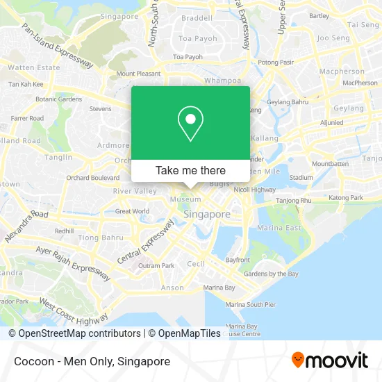 Cocoon - Men Only map
