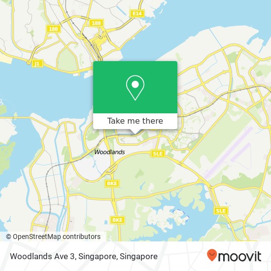 Woodlands Ave 3, Singapore map