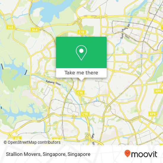 Stallion Movers, Singapore map
