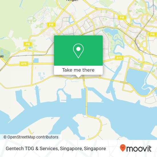 Gentech TDG & Services, Singapore map