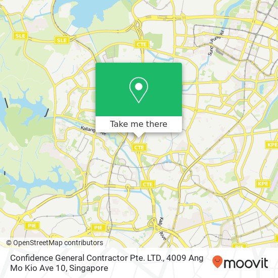 Confidence General Contractor Pte. LTD., 4009 Ang Mo Kio Ave 10 map