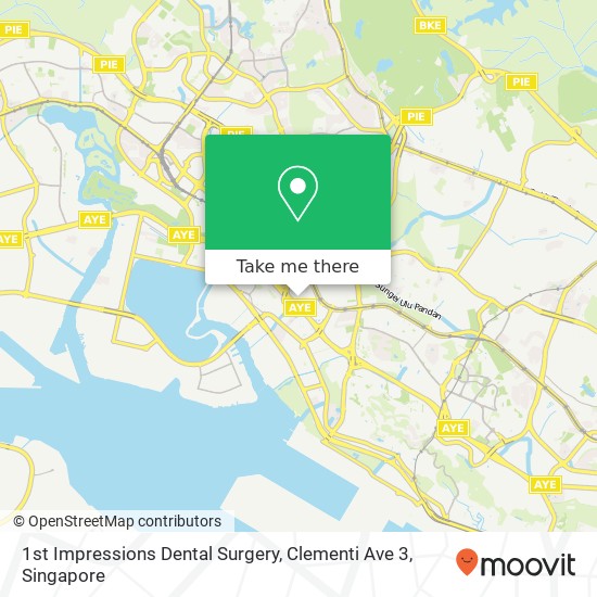 1st Impressions Dental Surgery, Clementi Ave 3 map