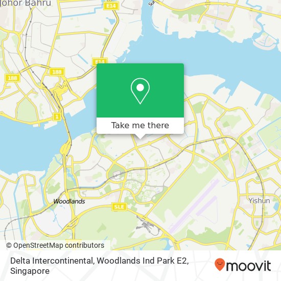 Delta Intercontinental, Woodlands Ind Park E2 map