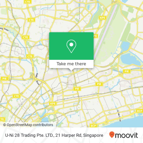 U-Ni 28 Trading Pte. LTD., 21 Harper Rd地图