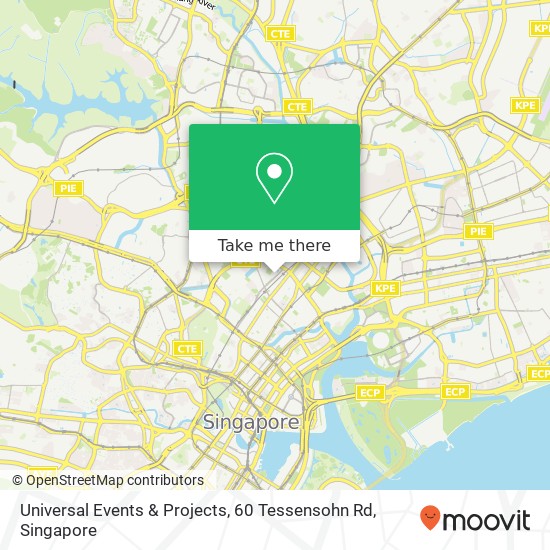 Universal Events & Projects, 60 Tessensohn Rd地图