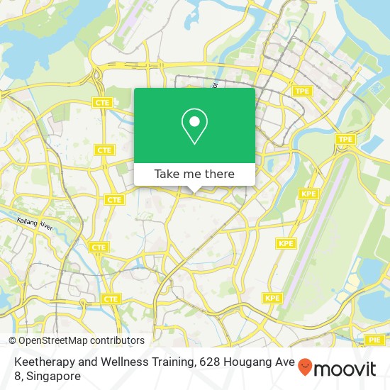 Keetherapy and Wellness Training, 628 Hougang Ave 8地图