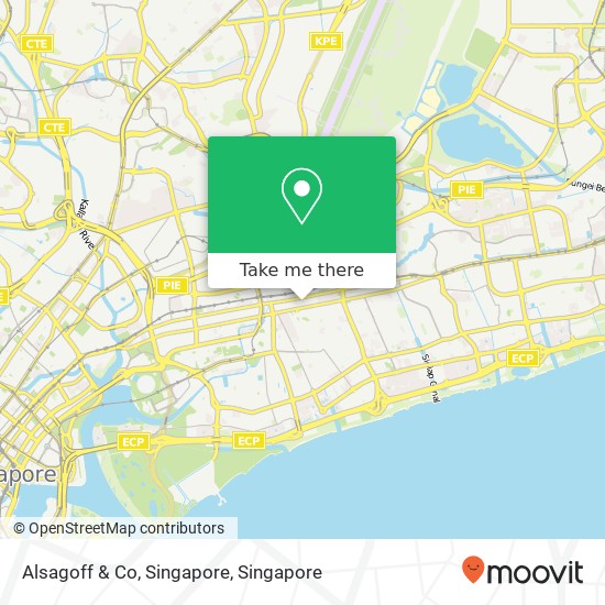 Alsagoff & Co, Singapore map