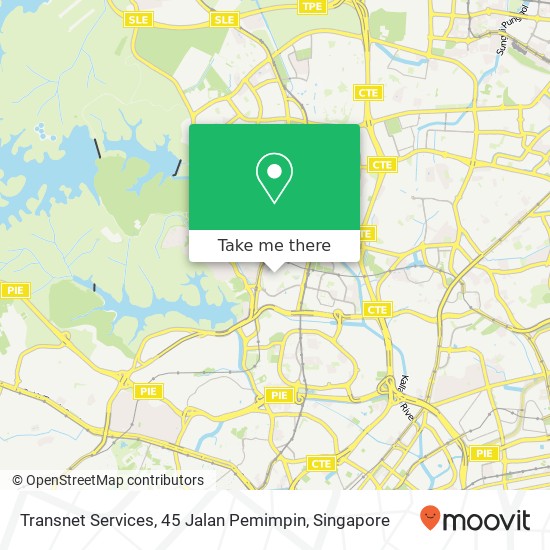 Transnet Services, 45 Jalan Pemimpin map