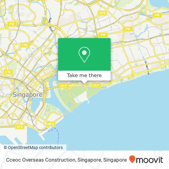 Cceoc Overseas Construction, Singapore map