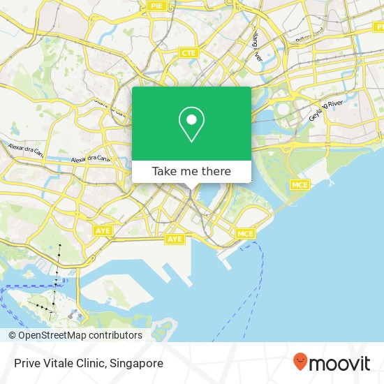 Prive Vitale Clinic map