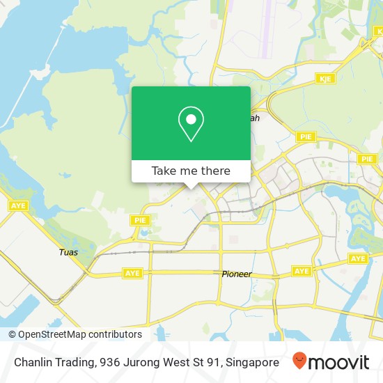 Chanlin Trading, 936 Jurong West St 91地图