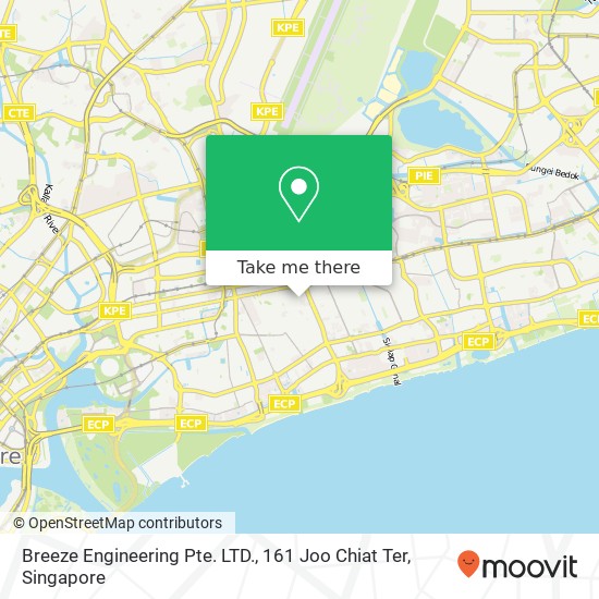 Breeze Engineering Pte. LTD., 161 Joo Chiat Ter map