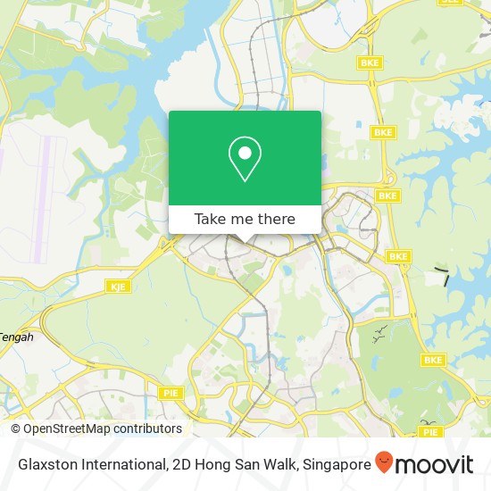 Glaxston International, 2D Hong San Walk map