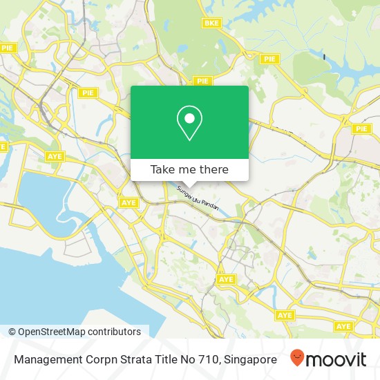 Management Corpn Strata Title No 710, Singapore map