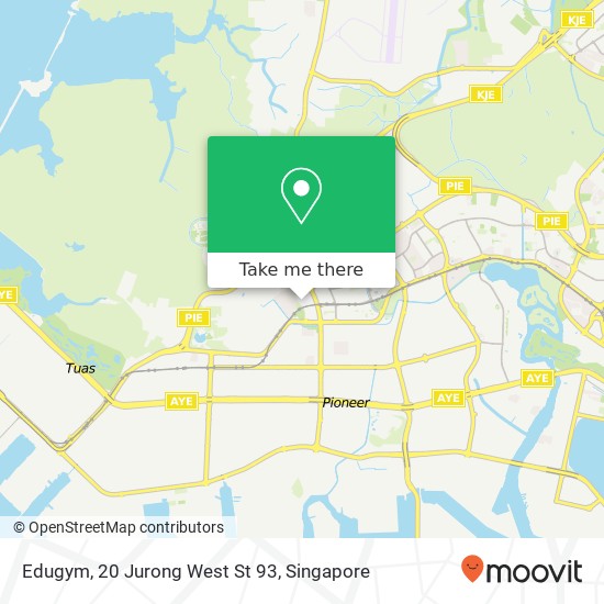 Edugym, 20 Jurong West St 93地图