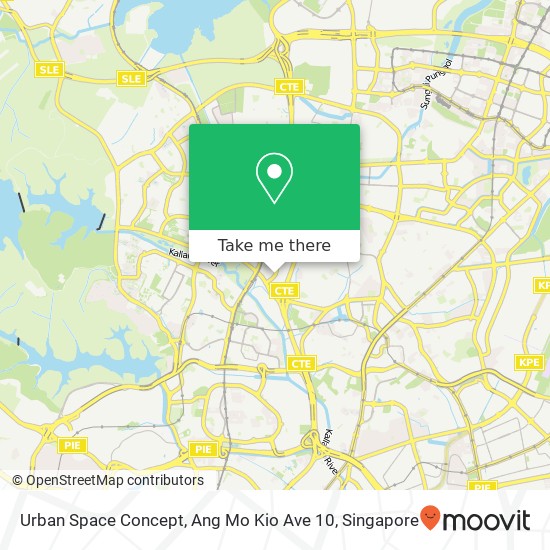 Urban Space Concept, Ang Mo Kio Ave 10 map