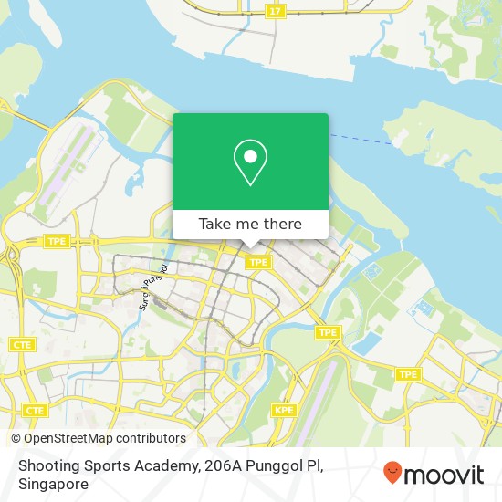 Shooting Sports Academy, 206A Punggol Pl map
