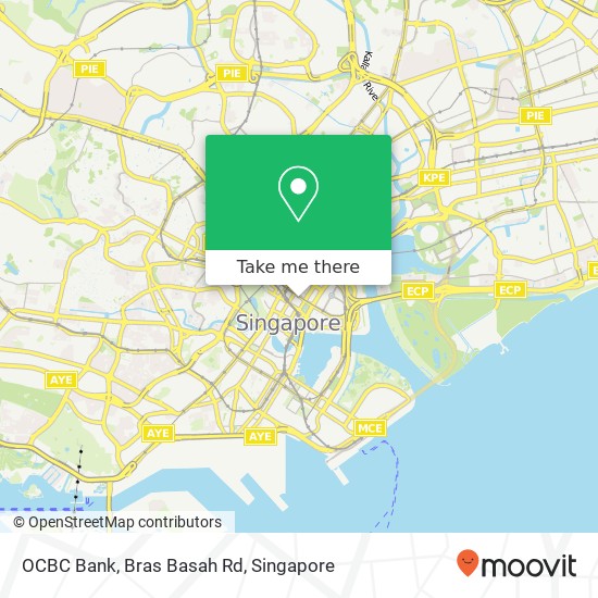 OCBC Bank, Bras Basah Rd map