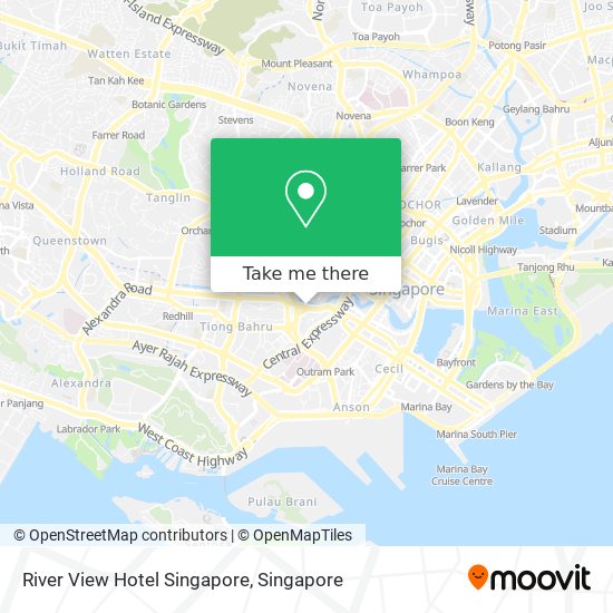 River View Hotel Singapore地图