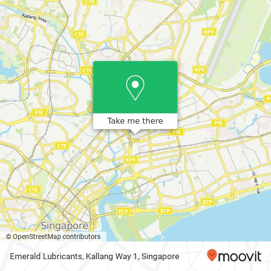 Emerald Lubricants, Kallang Way 1 map