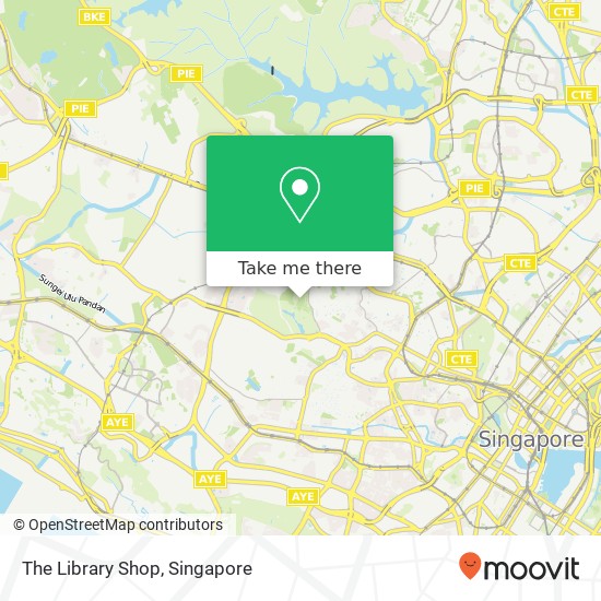 The Library Shop, Singapore map