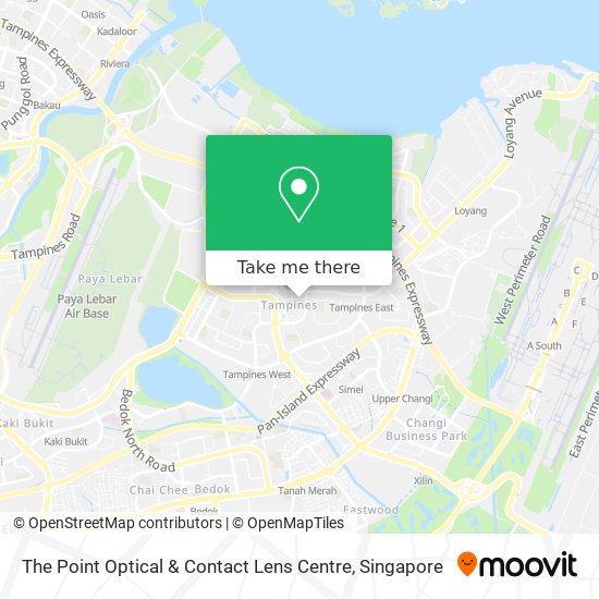 The Point Optical & Contact Lens Centre map