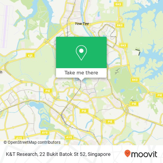 K&T Research, 22 Bukit Batok St 52 map