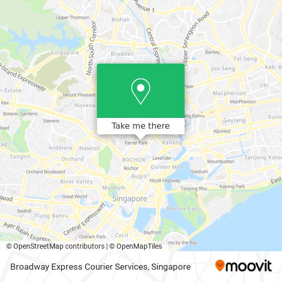 Broadway Express Courier Services地图