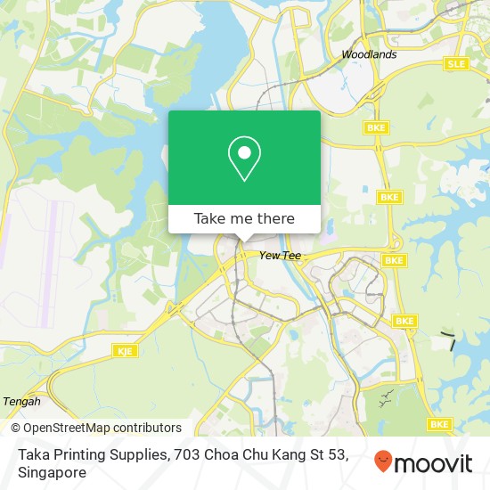 Taka Printing Supplies, 703 Choa Chu Kang St 53 map