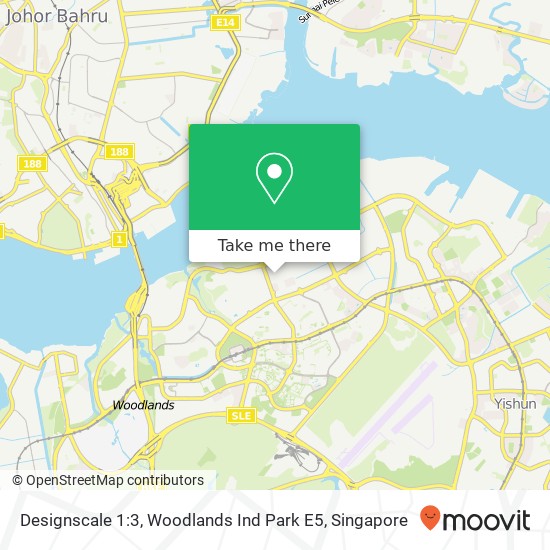 Designscale 1:3, Woodlands Ind Park E5 map