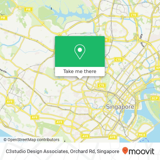 C3studio Design Associates, Orchard Rd map