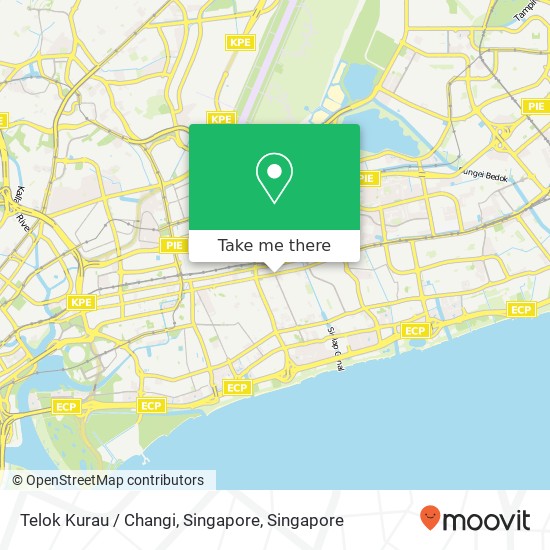 Telok Kurau / Changi, Singapore map