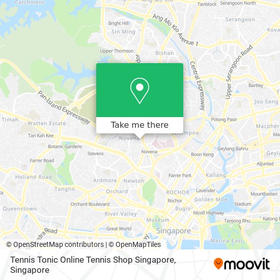 Tennis Tonic Online Tennis Shop Singapore map