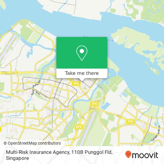 Multi-Risk Insurance Agency, 110B Punggol Fld map