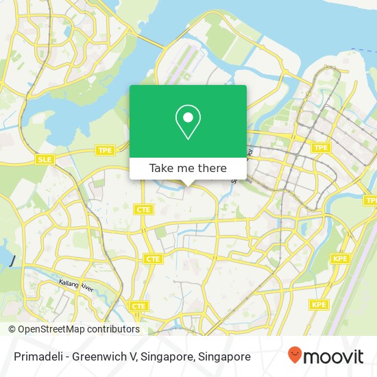 Primadeli - Greenwich V, Singapore map