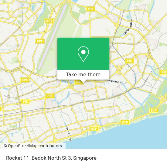 Rocket 11, Bedok North St 3 map