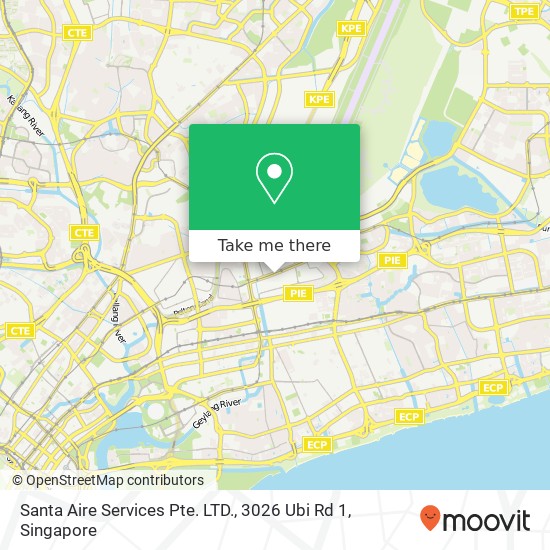 Santa Aire Services Pte. LTD., 3026 Ubi Rd 1 map