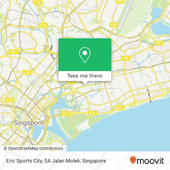 Eric Sports City, 5A Jalan Molek地图