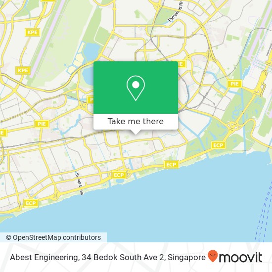 Abest Engineering, 34 Bedok South Ave 2地图