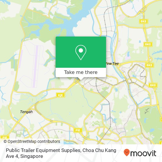 Public Trailer Equipment Supplies, Choa Chu Kang Ave 4 map