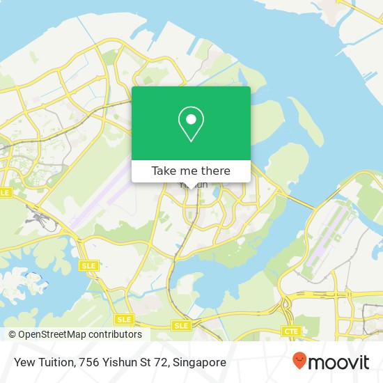 Yew Tuition, 756 Yishun St 72地图