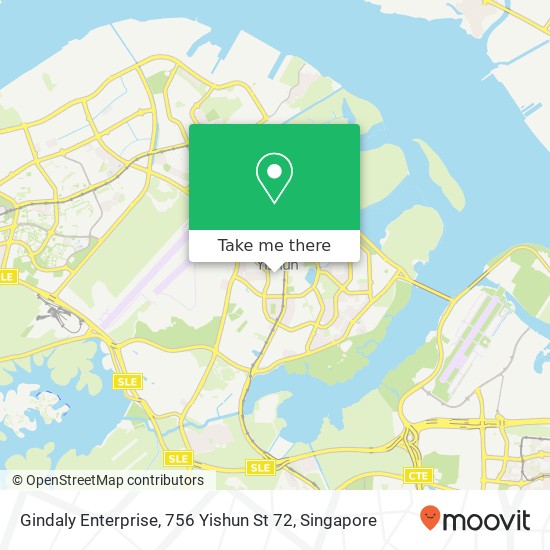 Gindaly Enterprise, 756 Yishun St 72地图