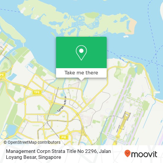 Management Corpn Strata Title No 2296, Jalan Loyang Besar地图