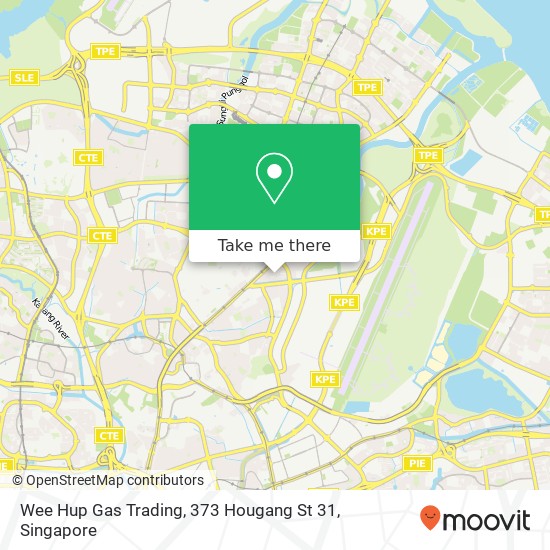 Wee Hup Gas Trading, 373 Hougang St 31 map